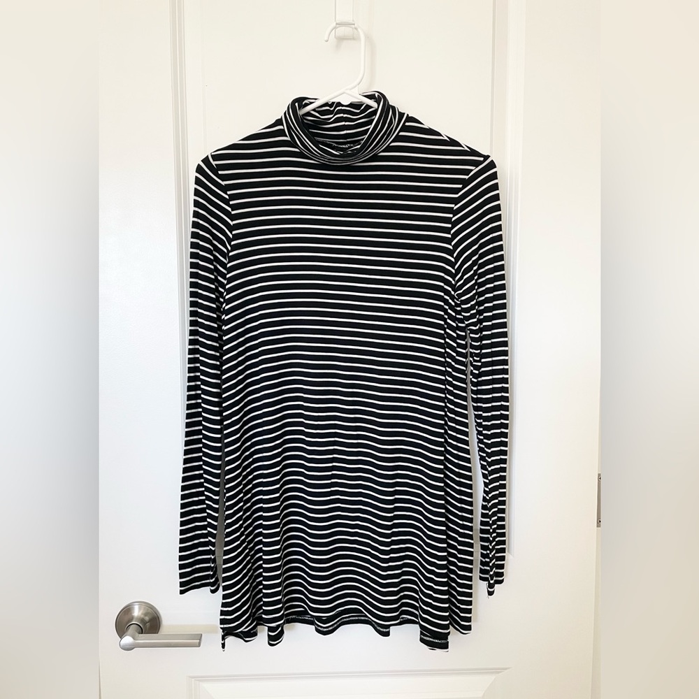 Mossimo Stripe Long Sleeve Turtleneck